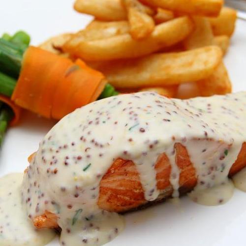 Salmon Fish with Sauce