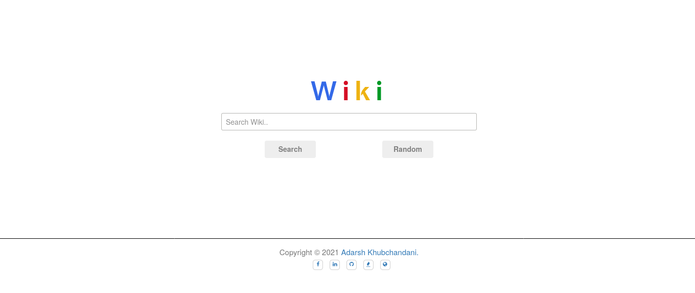 Wiki Search Tool